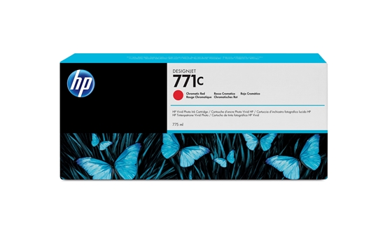 Picture of HP 771C 775-ml Chromatic Red DesignJet Ink Cartridge