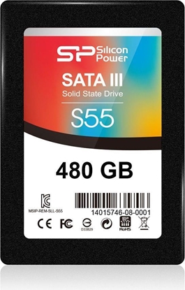 Attēls no Silicon Power Slim S55 2.5" 480 GB Serial ATA III TLC
