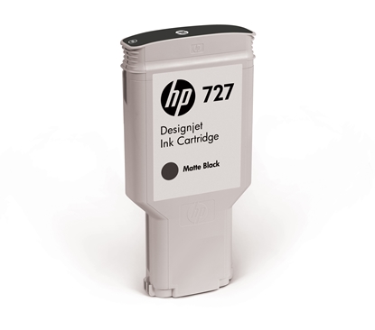 Изображение HP 727 300-ml Matte Black DesignJet Ink Cartridge