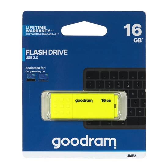Picture of Goodram UME2 16GB USB flash drive USB Type-A 2.0 Yellow