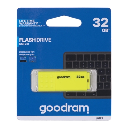 Picture of Goodram UME2 USB flash drive 32 GB USB Type-A 2.0 Yellow
