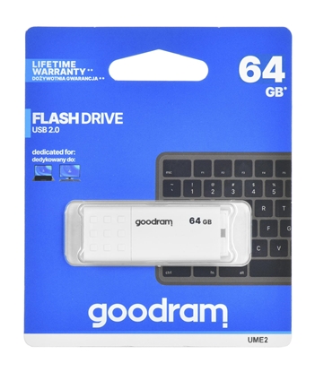 Attēls no Goodram USB flash drive UME2 64 GB USB Type-A 2.0 White