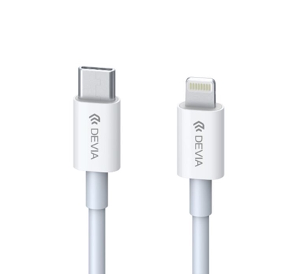 Изображение Devia Smart Series PD Cable for Tyep-C to Lightning (MFI) 18W white