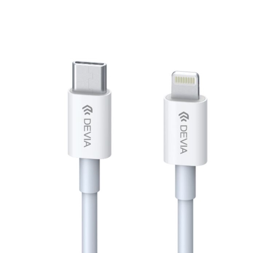 Изображение Devia Smart Series PD Cable for Tyep-C to Lightning (MFI) 18W white