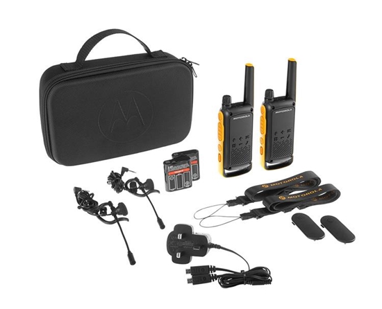 Picture of Motorola Talkabout T82 Extreme Twin Pack two-way radio 16 channels Black, Orange