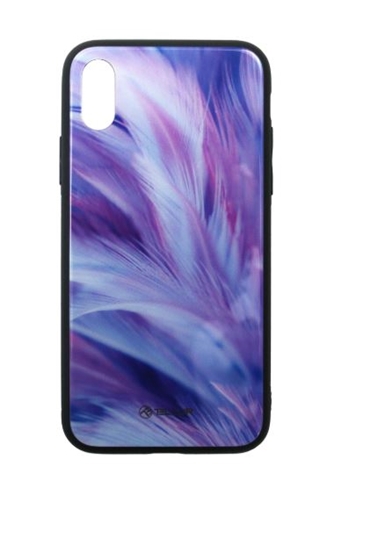 Изображение Tellur Cover Glass print for iPhone XS feather