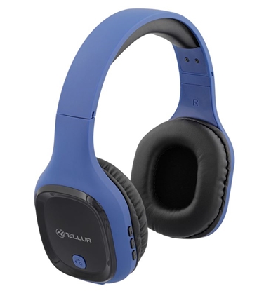 Attēls no Tellur Bluetooth Over-Ear Headphones Pulse blue