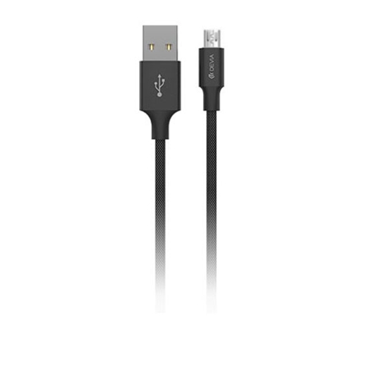 Picture of Devia Pheez Series Cable for Micro USB (5V 2.4A,25CM) black