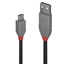 Attēls no Lindy 0.2m USB 2.0 Type A to Micro-B Cable, Anthra Line