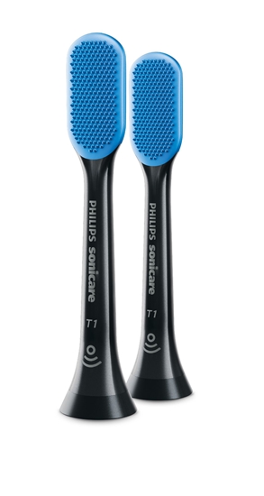 Picture of Philips Sonicare TongueCare+ HX8072/11 toothbrush head 2 pc(s) Black, Blue