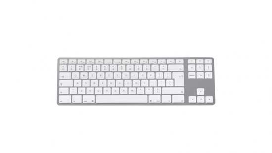 Picture of Klawiatura aluminiowa Mac Tenkeyless Bluetooth Srebrna