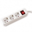 Picture of VALUE Power Strip, 3-way, with Switch, white, 1.5 m