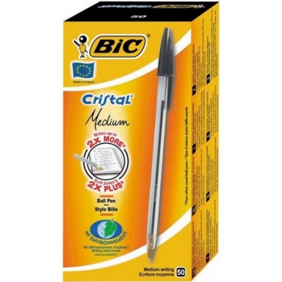 Picture of Bic DUGOPIS BIC CRISTAL CZARNY PUDEKO 1 SZT - 847897