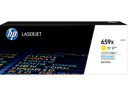 Picture of HP LaserJet 659X High Yield Yellow Original Toner Cartridge
