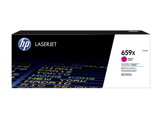 Picture of HP LaserJet 659X High Yield Magenta Original Toner Cartridge