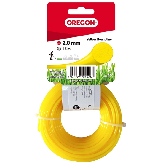 Picture of Aukla trimmerim Oregon 2.0mm 15m zaļa apaļa