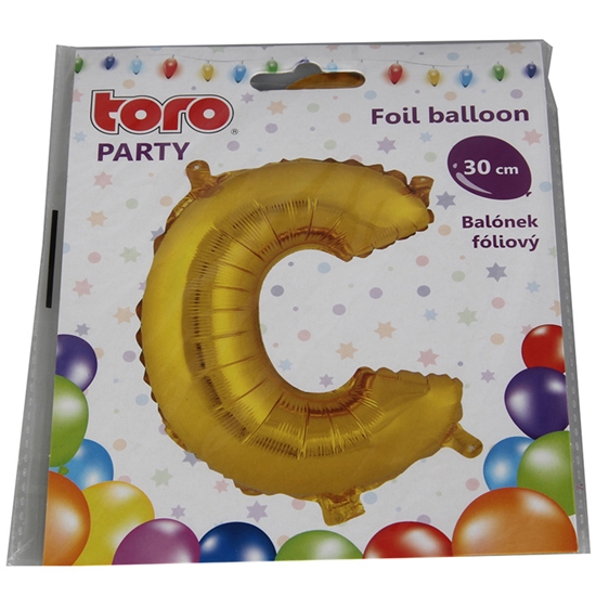 Picture of Balons burts C 30cm folija, zelta