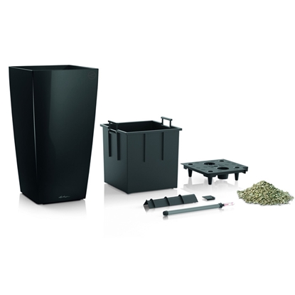 Attēls no Puķu pods Lechuza Cubico Premium 50 melns