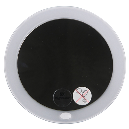 Picture of Spogulis Mulan ar piesūc.,LED,5X,sudrabs