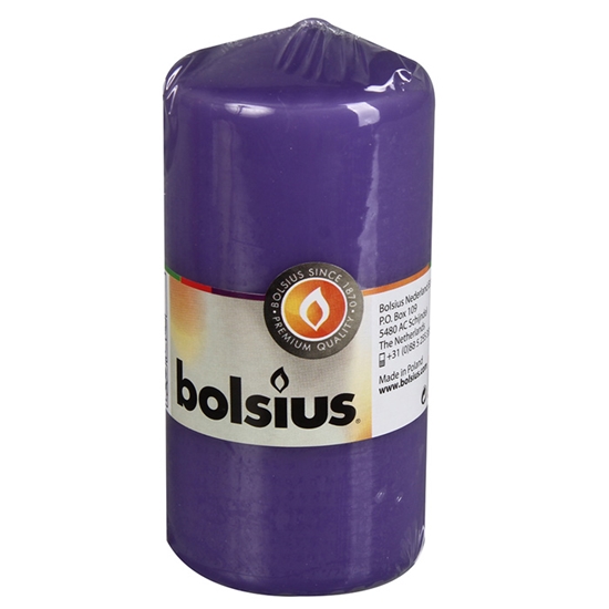 Изображение Svece stabs Bolsius violeta 5.8x12cm