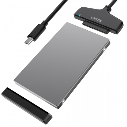 Изображение Adapter USB 3.1 TYP-C do SATA III 6G, 2,5 HDD/SSD; Y-1096A