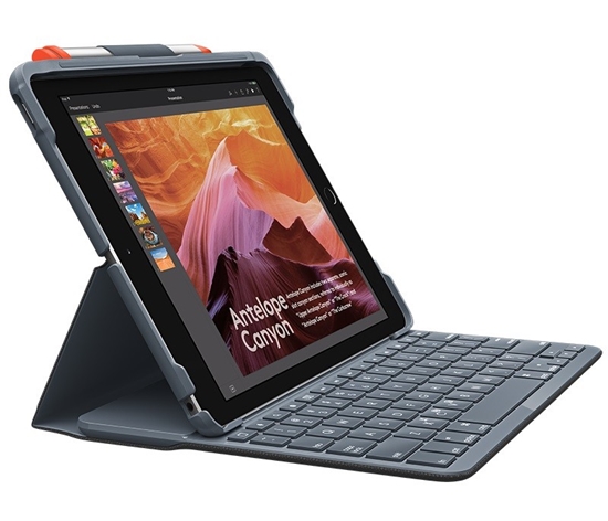 Изображение Logitech Slim Folio for iPad (7th, 8th, & 9th generation)