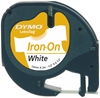 Изображение Dymo Letratag Iron-On white 12 mm x 2 m