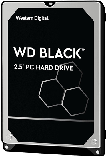 Picture of HDD|WESTERN DIGITAL|Black|1TB|SATA|SATA 3.0|64 MB|7200 rpm|2,5"|WD10SPSX