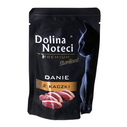 Attēls no Dolina Noteci Premium Sterilised Duck dish - wet food for sterilized cats - 85g