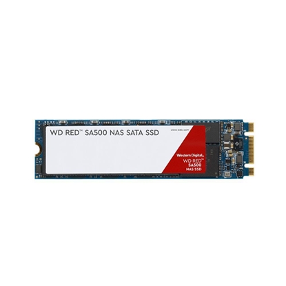 Изображение SSD|WESTERN DIGITAL|Red SA500|2TB|M.2|SATA 3.0|Write speed 530 MBytes/sec|Read speed 560 MBytes/sec|2.38mm|TBW 1300 TB|MTBF 2000000 hours|WDS200T1R0B