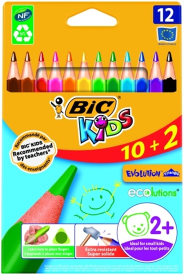 Изображение BIC Colored pencils EVOLUTION TRIANGLE 12 colours 8871462