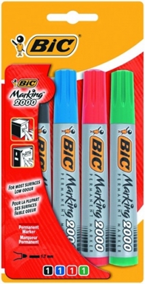 Picture of BIC permanent MARKER ECO 2000 2-5 mm, Pouch 4 pcs 020040