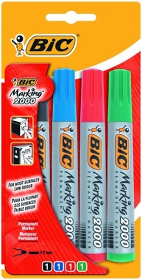 Picture of BIC permanent MARKER ECO 2000 2-5 mm, Set 4 colours 020040