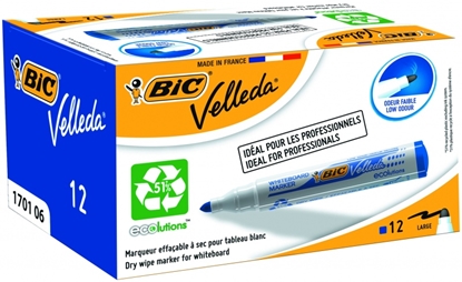 Picture of BIC whiteboard marker VELL 1701, 1-5 mm, blue, Box 12 pcs. 701061