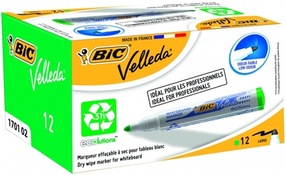 Picture of BIC whiteboard marker VELL 1701, 1-5 mm, green, Pouch 12 pcs 701023