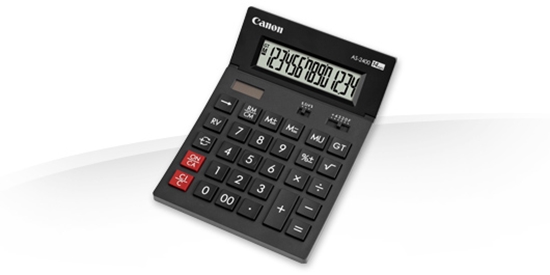 Picture of Canon AS-2400 calculator Desktop Display Black