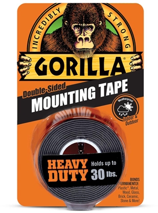 Attēls no Gorilla tape Mounting Black 1.5m