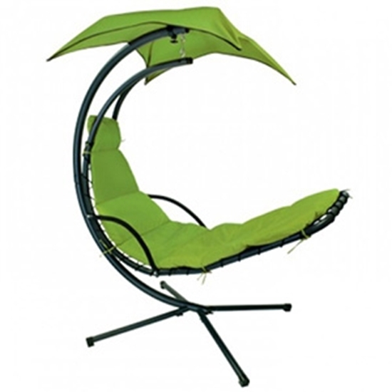 Изображение Iekarams šūpuļkrēsls ar statīvu Dream zaļš 205cm