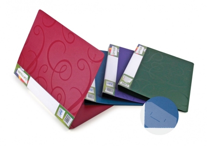 Attēls no Folder with clip Forpus Barocco, A4, plastic, Blue