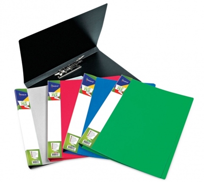 Obrazek Folder with clip Forpus Premier, A4, plastic, black