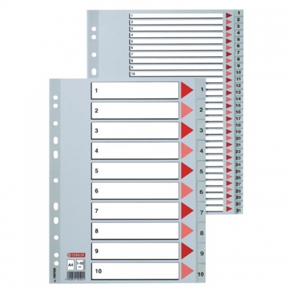 Picture of Divider Esselte PP, A4, numbers 1-20, plastic