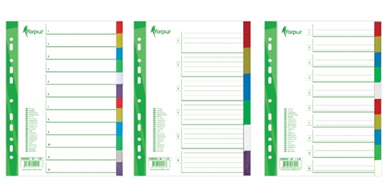 Picture of Divider Forpus, A4, 1-6 colors, plastic