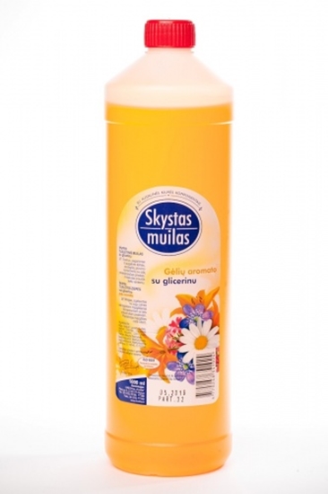 Изображение Soap, liquid, with glycerin, floral fragrance, 1l