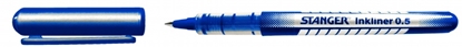 Attēls no STANGER Rollerball Solid Inkliner 0.5 mm, blue, Box 10 pcs. 7420002