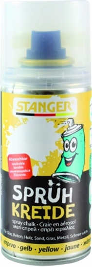 Изображение STANGER Spray chalk, yellow, 150 ml 115101