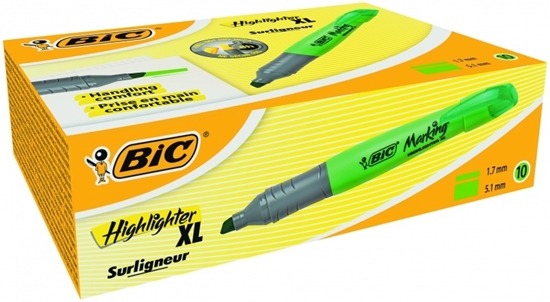 Picture of Textmarker BIC, 1.7-5.1 mm, Chisel tip, Green 1212-010 1 pcs.