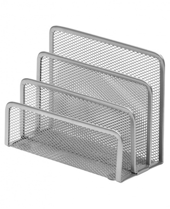 Изображение The stand for mail Forpus, silver, Chapter 3, perforated metal 1006-102