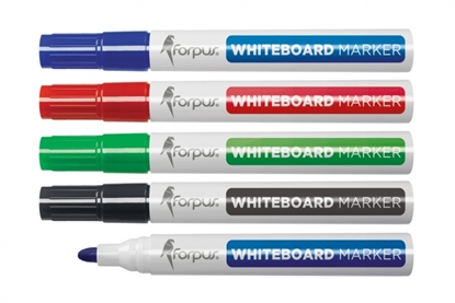 Picture of Whiteboard Marker Forpus 1-3 mm, round head, black 1215-001