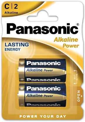 Attēls no Panasonic Alkaline Power battery LR14APB/2BP