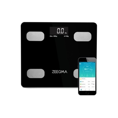 Attēls no ZEEGMA ZE-GEWIT BLACK ANALYTICAL BATHROOM SCALE